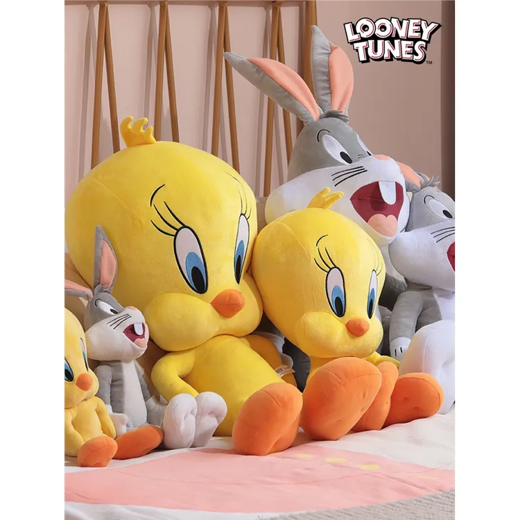 正版兔八哥崔弟太菲鸭毛绒公仔玩具兔子超大号抱睡玩偶送礼物抱枕