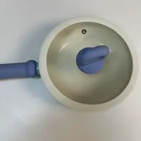 马卡龙蓝色家用厨房平底锅
