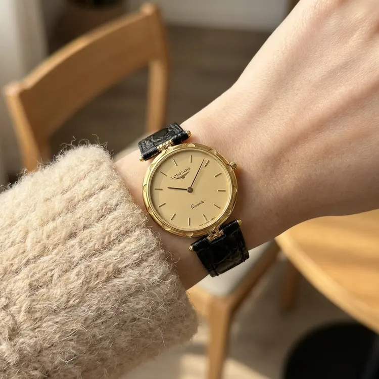 95新 Longines/浪琴 浪琴薄款气质轻奢女复古经典中古腕表手表商品图