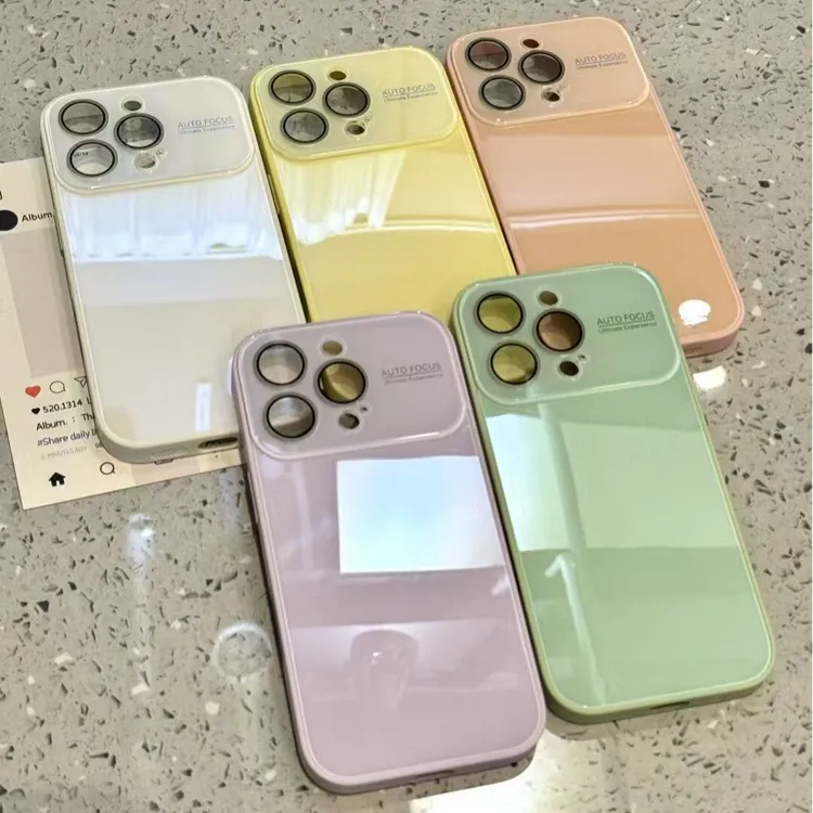 【秒变苹果17】简约纯色6D视窗光滑适用苹果16promax手机壳iPhone15