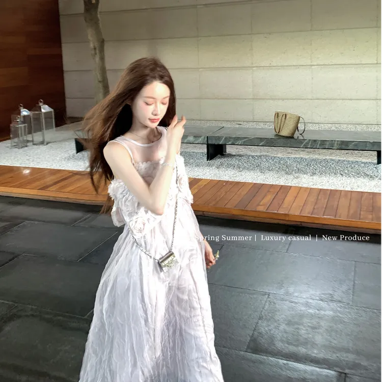 COOLLINE林子熙 听烟雨 / 绝美新中式 清冷国风气质仙女裙