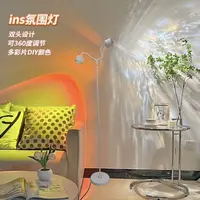 【主播同款】东鸿直播间氛围灯2025新款双头水波纹动态夕阳红直播灯