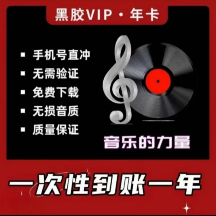 网易音乐黑胶会员vip年卡12个月