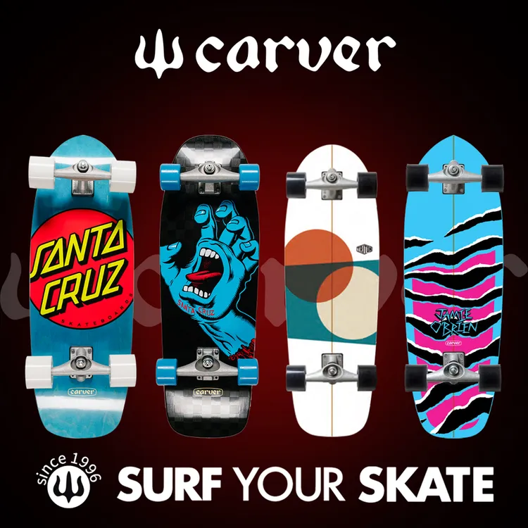 美国Carver陆地冲浪板「CX4 PU支架」专业陆冲板初学者冲浪滑板