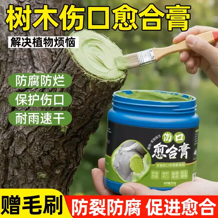 新一代树木愈合膏涂补剂植物盆景树桩封口涂膜大树植物伤口防腐商品图