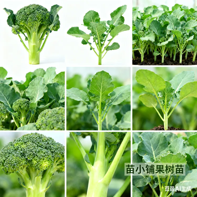 西蓝花苗绿西兰苔种苗有机西洋芥兰种苗长茎小西兰花蔬菜苗菜秧苗