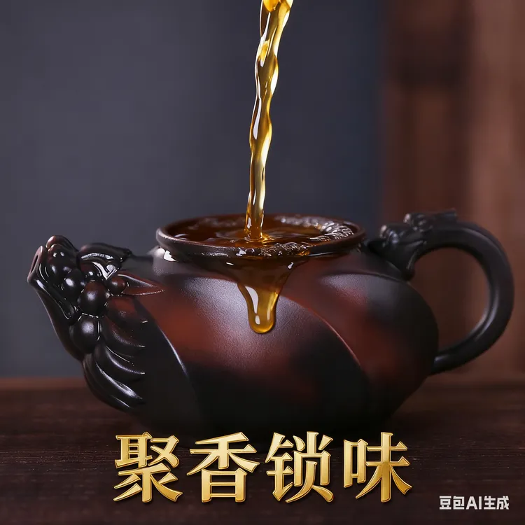 紫陶龙头老大凤鸣壶大容量手工高档变色精美茶具2025新款功夫茶具商品图