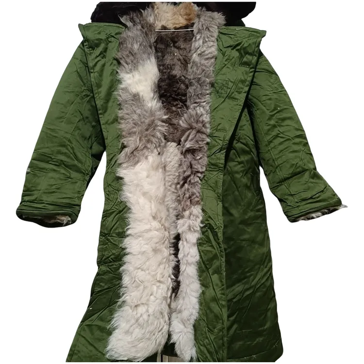 老式长款棉大衣加厚防寒保暖