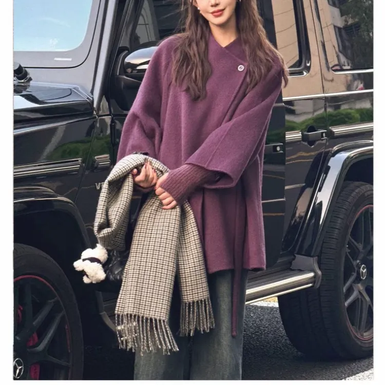 「静默风华」贵奢级醋酸羊毛大衣 H981-1/8