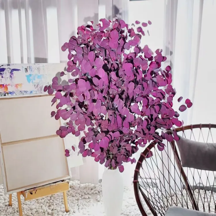 AAA级爆款年销花尤加利苹果叶室内布景绿植轻奢款