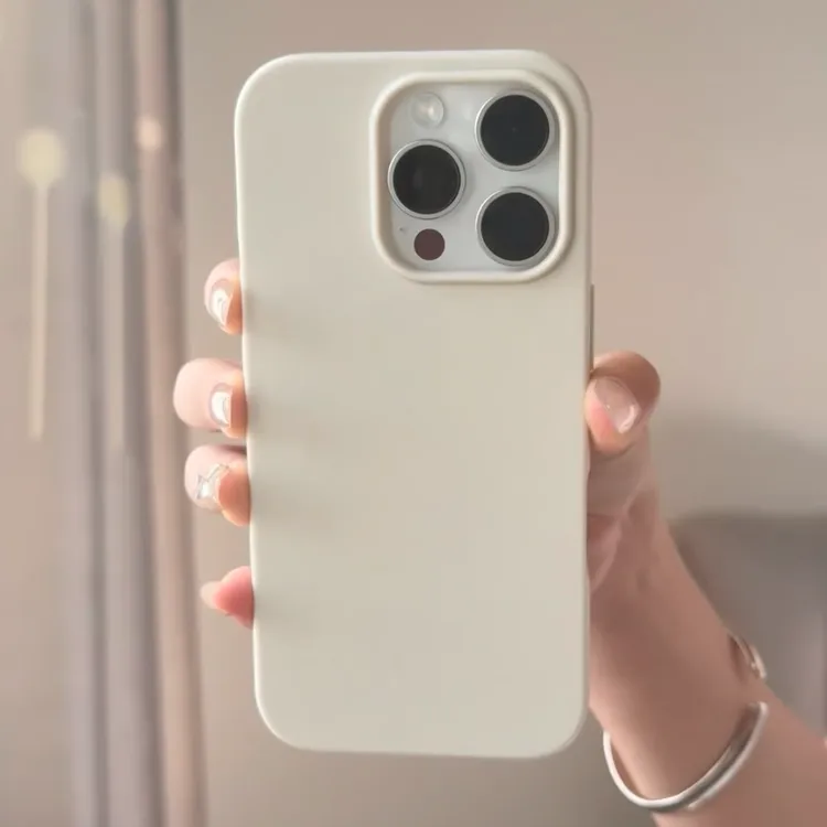 彩色官网液态硅胶适用苹果17pro手机壳iPhone16/15软糯13防摔12套