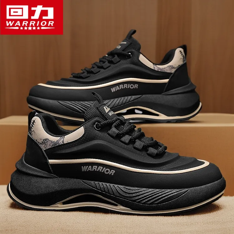 回力男鞋冬季2025新款软底减震超轻跑步运动鞋男士厚底防滑老爹鞋