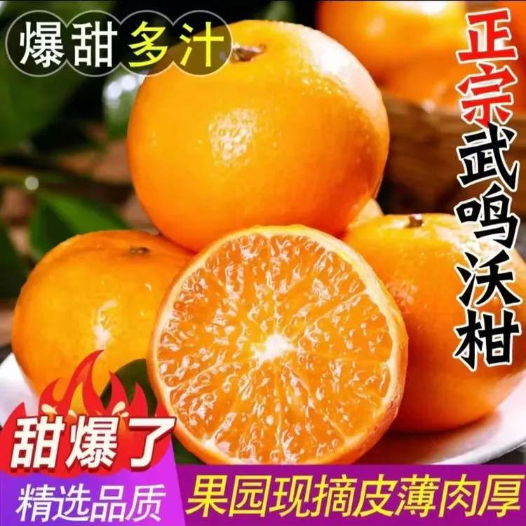 FG 正宗广西武鸣沃柑整箱装新鲜橘子鲜嫩柑橘香甜多汁广西沃柑
