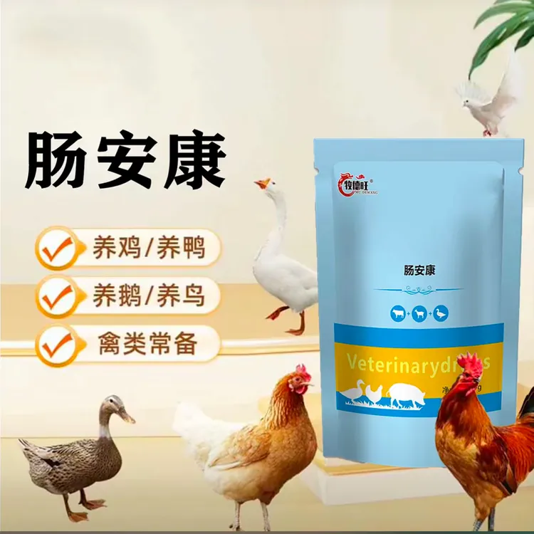 【9·9两大包】肠安康禽用拉稀肠炎稀便腹泻鸡鸭鹅常备饲料添加剂商品图