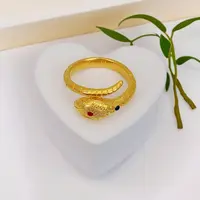 【聚鑫黄金】足金999精美福蛇迎春戒指，它蜿蜒在指尖，诉说着秘密。