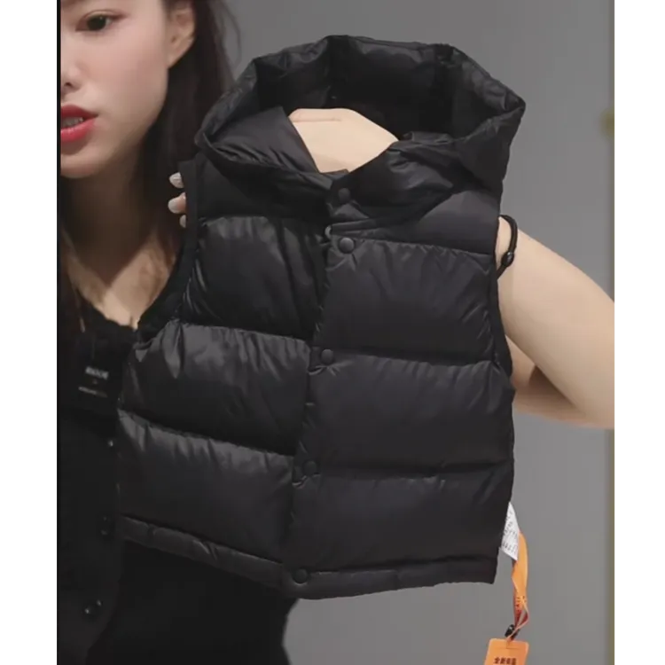 【连帽三防羽绒马甲 洛洛妈咪】婴儿童羽绒宝宝背心拜年秋冬马甲H1