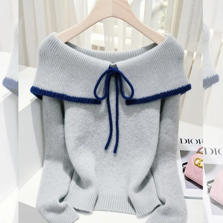 小众炸街高级感女装毛衣女款爆款2025新款洋气高贵上衣长袖秋冬季