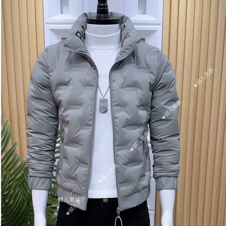 2025防水潮流修身时尚百搭韩版立领男士保暖冬季棉服防风休闲运动