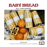 老式蛋月烧月饼80g*10个 老月饼中秋中秋健康传统手作