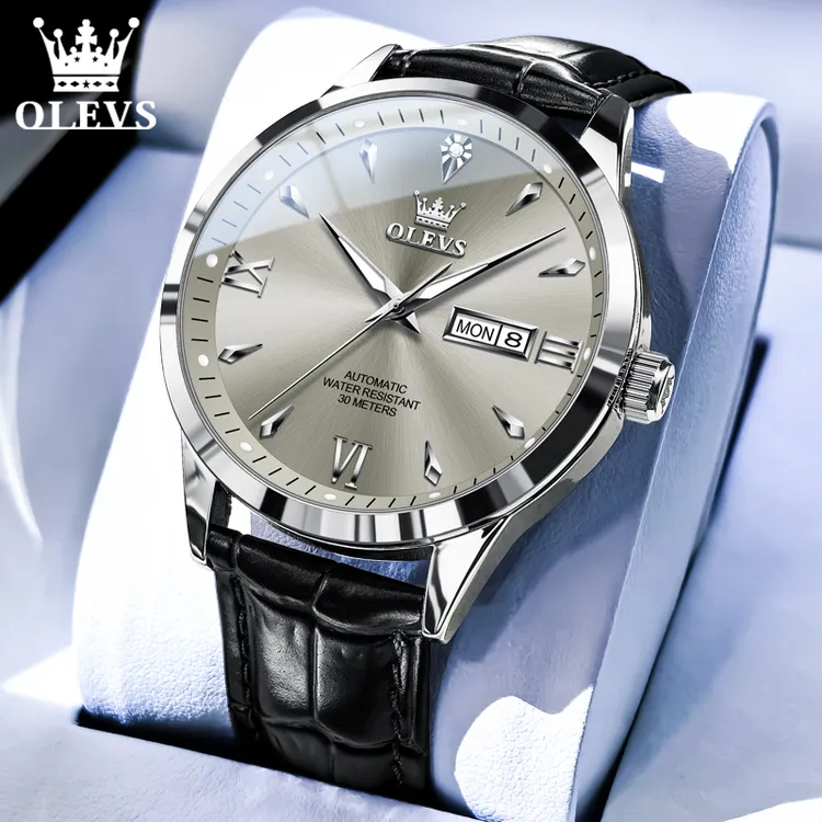 欧利时新款高档男士手表全自动机械表正品夜光防水运动商务风腕表商品图