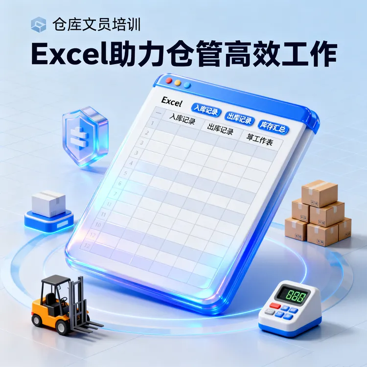 5天0基础宝妈，仓管文员上岗实操教程：电脑办公Excel表格技能