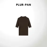 PLUR·PAN圆领气质时尚休闲针织衫