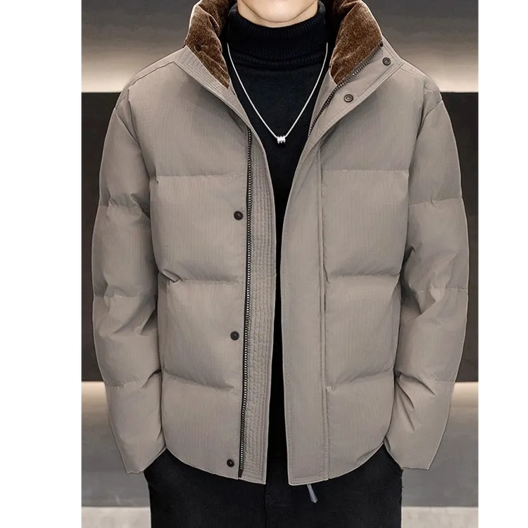 奇珀菲仑男士棉衣外套冬季新款加厚保暖棉服休闲时尚百搭立领上衣