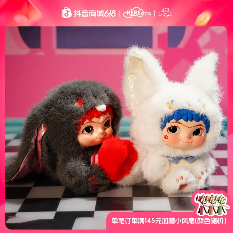 【仓发】WAKUKU狐狐兔兔捣蛋日记系列手办盲盒潮玩商品图