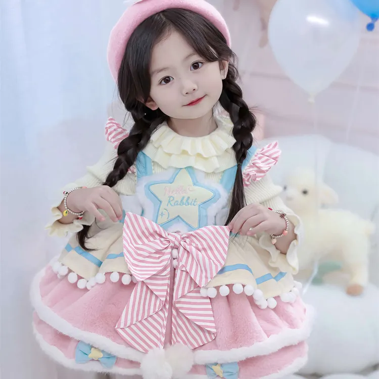 妮拉兔【萌力发射星】原创魔法少女小樱cos女童秋冬Lolita公主裙