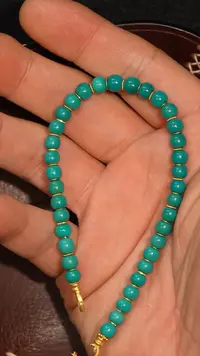 未镶嵌绿松石套链冲赛康胡子哥，DIY一254