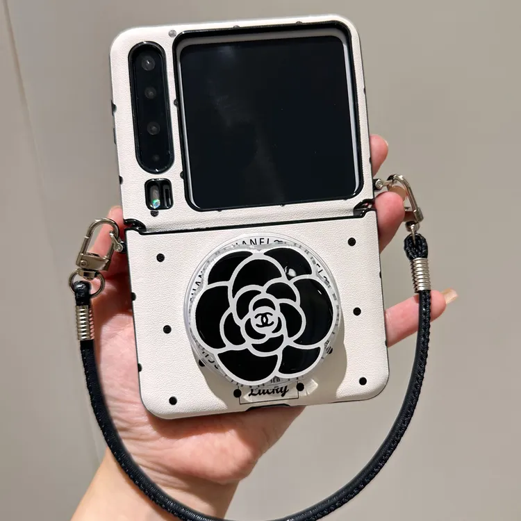 黑山茶花磁吸适用华为purax折叠屏荣耀magicvflip2手机壳pocket2