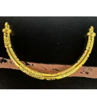 足金吉言弯管精美爆款ZP50055