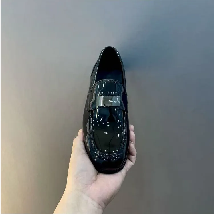 新款高品质全皮面休闲百搭男鞋