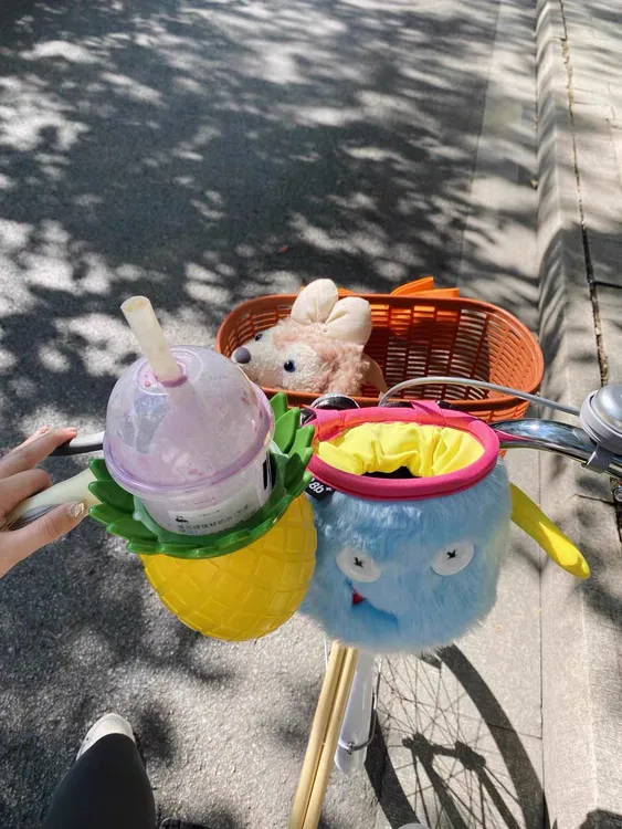 正品8BPLUS可爱卡通攀岩镁粉袋斜挂腰包可作自行车头包装饰包