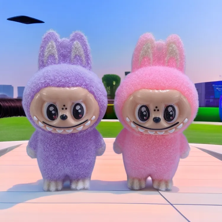 【到手6个大号植绒拉布布】新款爆款朋友礼物生日礼物DIY摆件