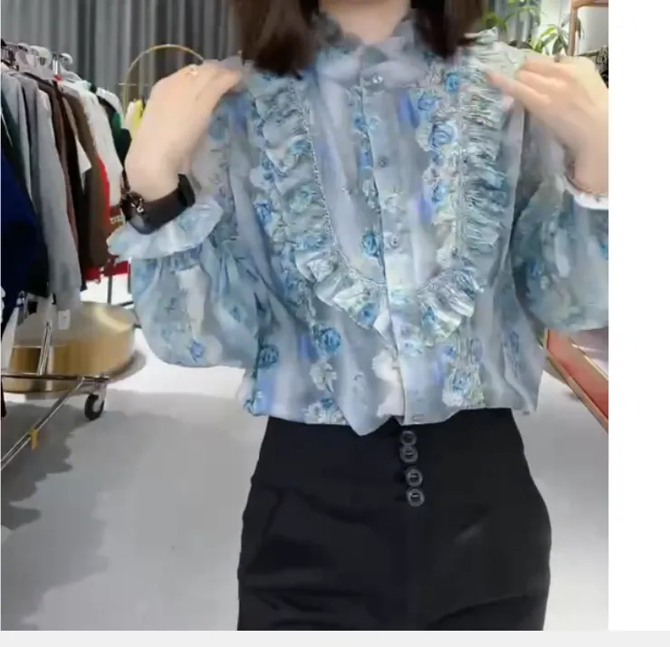 2024春季新款时尚女装网红潮流气质靓丽高级感上衣女幸