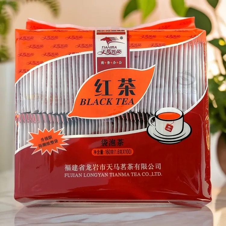 金龙壶红茶袋泡茶一次性茶包100袋独立小包装酒店茶叶