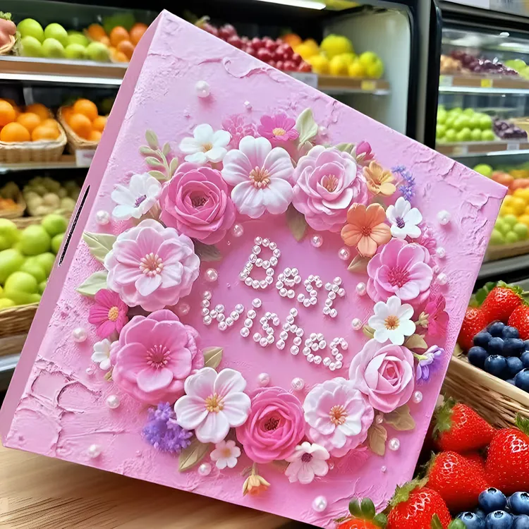 FEIANG/菲昂中秋水果包装盒礼品盒立体压花水果鲜花礼盒高档礼盒