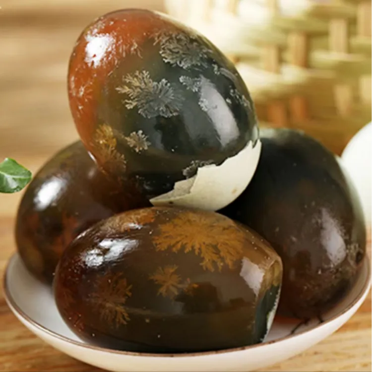 【到手15枚】鄱阳湖松花溏心皮蛋传统无铅工艺厂家直销（15枚≥750g）商品图