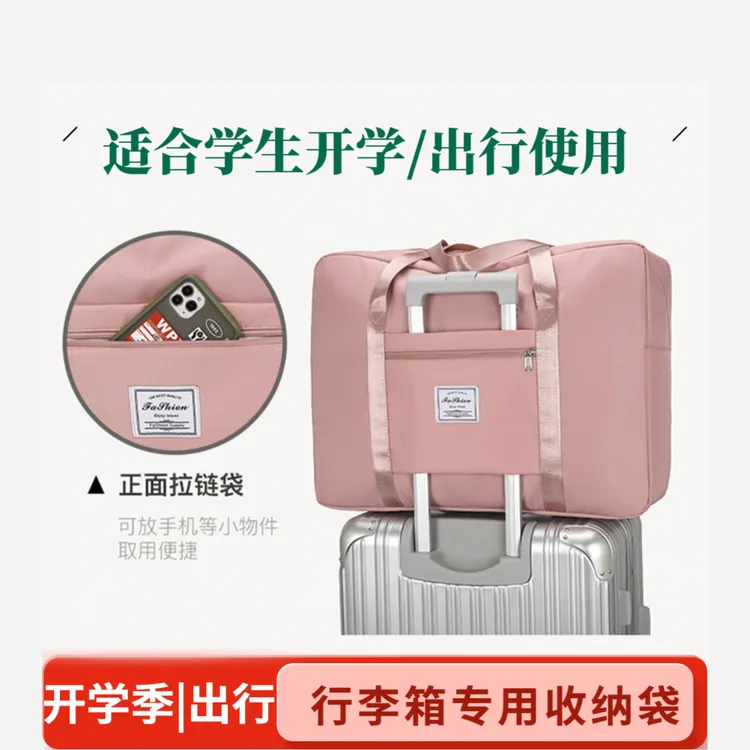 【行李箱上的收纳袋】家庭收纳用具收纳盒CD盒收纳盒特大大容量出差商品图