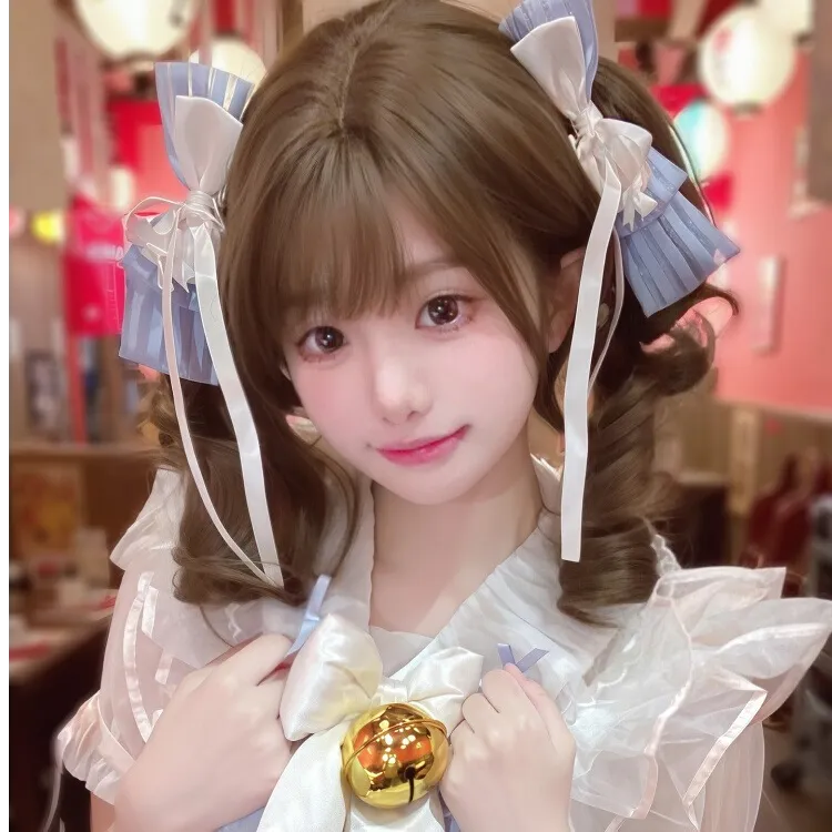 【焦糖布丁】艾丽卷卷假发lolita双马尾长卷发罗马卷虎口夹全头套女