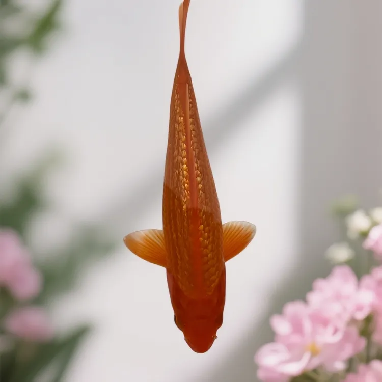 观赏鱼冷水鱼淡水鱼火鲤红色鲤鱼【一物一拍】锦鲤