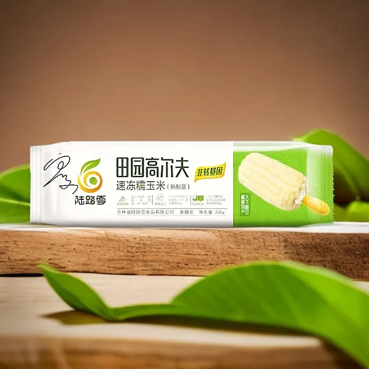 陆路雪田园高尔夫网8穗一单速冻锁鲜白糯玉米非转基因东北特产