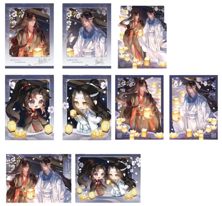 【魔道祖师正版】幽花影系列徽章吧唧拍立得(默认代拆)