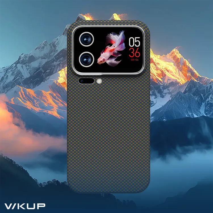 WKUP蓝金雅韵适用于小米 17Pro/Promax  凯夫拉磁吸超薄手机壳