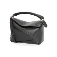 99新 LOEWE/罗意威 PUZZLE单肩包迷你 黑色