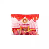 俄罗斯原装进口俄小淼炼乳巧克力味夹心糖果500g*1袋喜糖