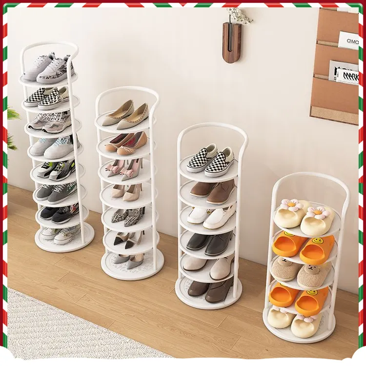 鞋架简易门口小窄鞋架子家用小型宿舍多层省空间铁艺小鞋架D105