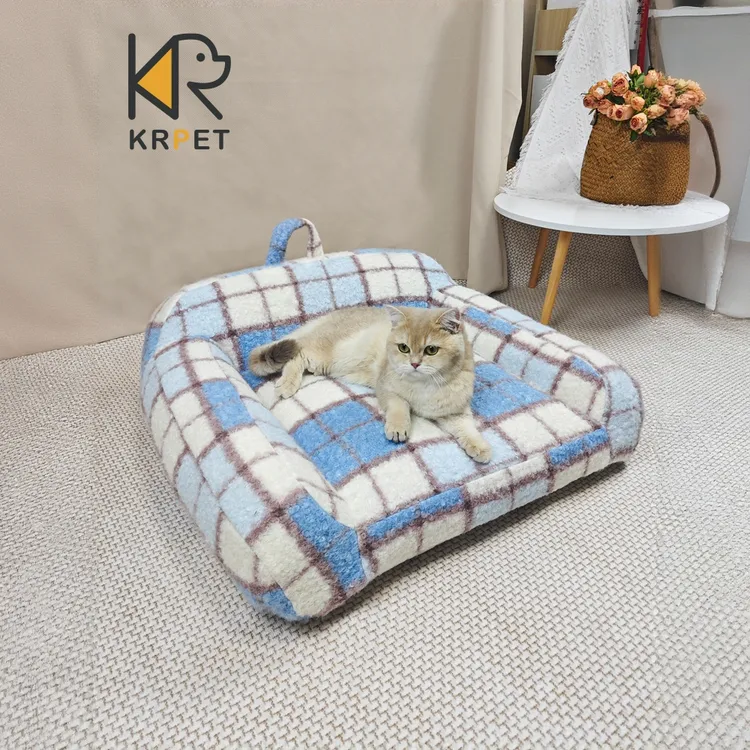 KRPET宠物沙发窝加大加厚四季通用可拆洗窝小型犬大型猫狗窝猫窝