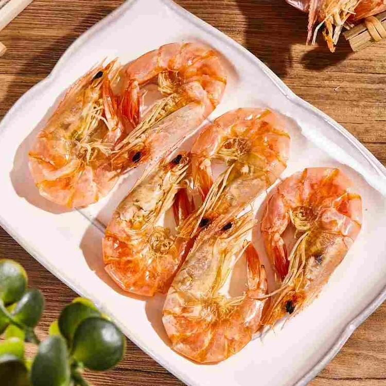 渤海湾即食烤虾干 开袋即食 劲道Q弹 健康零食新鲜九成干 冷冻
